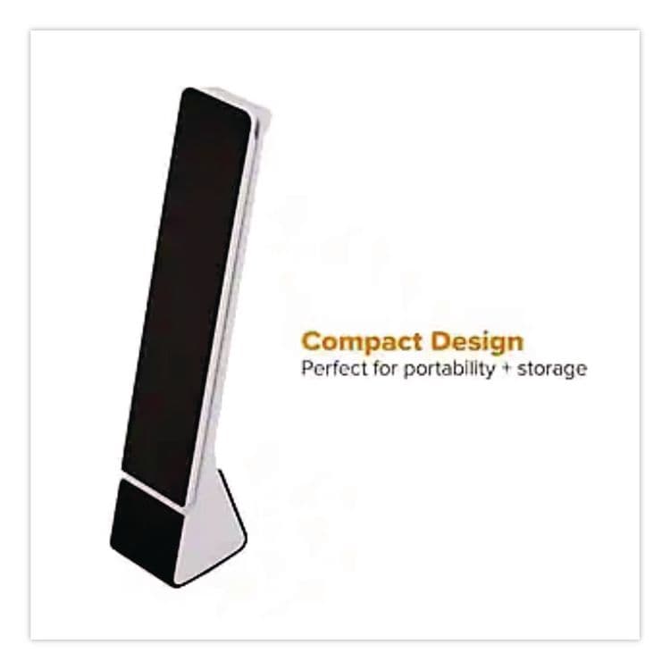 STANLEY BOSTITCH Konnect Rechargeable Folding LED Desk Lamp, 2.52w x 2.13d x 11.02h, Gray/Black (BOSKTVLED1810BK) thumbnail 2
