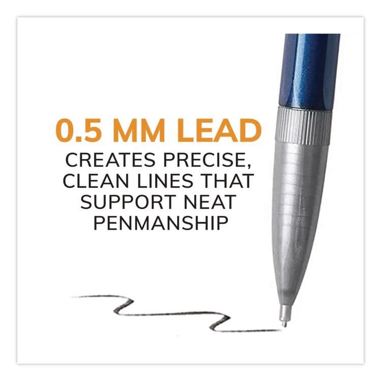 BIC CORP. Xtra-Comfort Mechanical Pencil, 0.5 mm, HB (#2), Black Lead, Randomly Assorted Barrel Colors, 6/Pack (BICMPFGP61) thumbnail 2