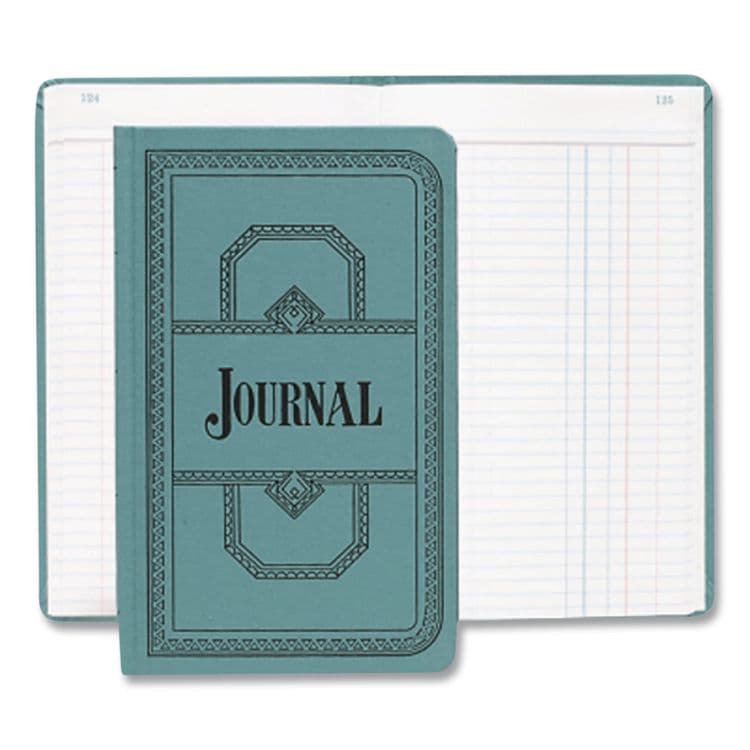 ESSELTE PENDAFLEX CORP. Account Journal, Journal-Style Rule, Blue Cover, 11.75 x 7.25 Sheets, 150 Sheets/Book (BOR66150J) thumbnail 2
