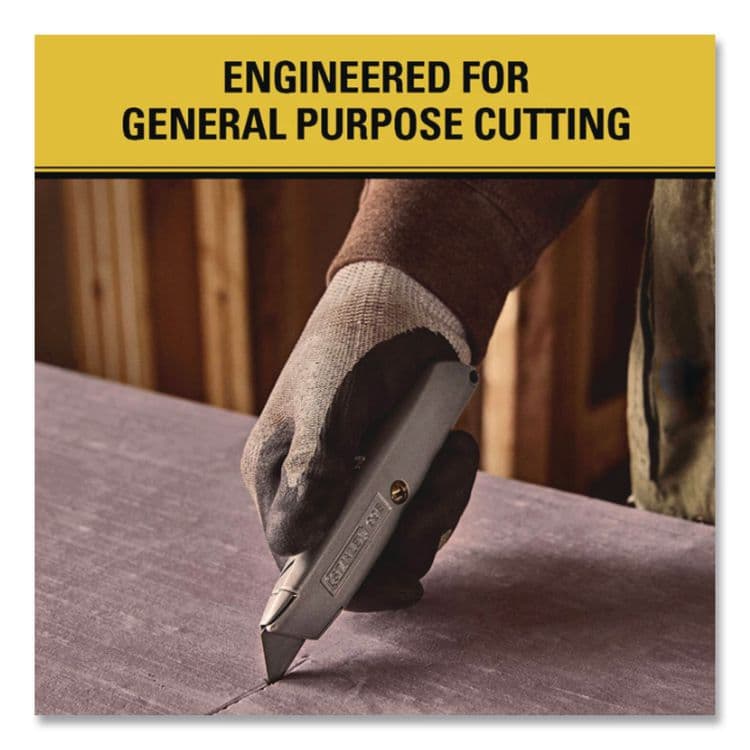 STANLEY BOSTITCH Heavy-Duty Utility Knife Replacement Blade, 5/Pack (BOS11921) thumbnail 4