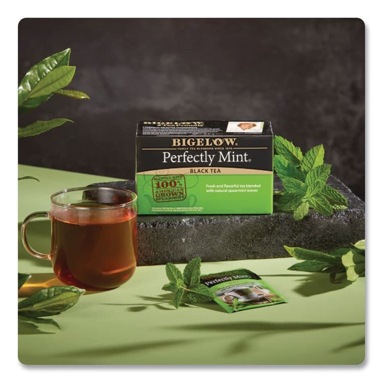 BIGELOW TEA CO. Perfectly Mint Black Tea, 28/Box (BTC10344) thumbnail 2