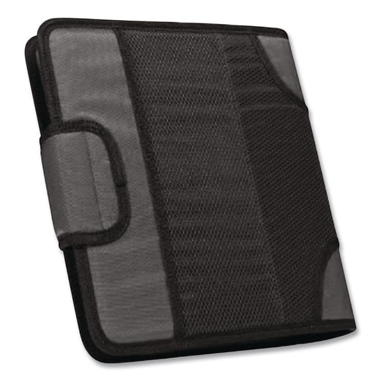 CASE IT Premium Velcro Closure Binder, 3 Rings, 2" Capacity, 11 x 8.5, Black (CAES816) thumbnail 2