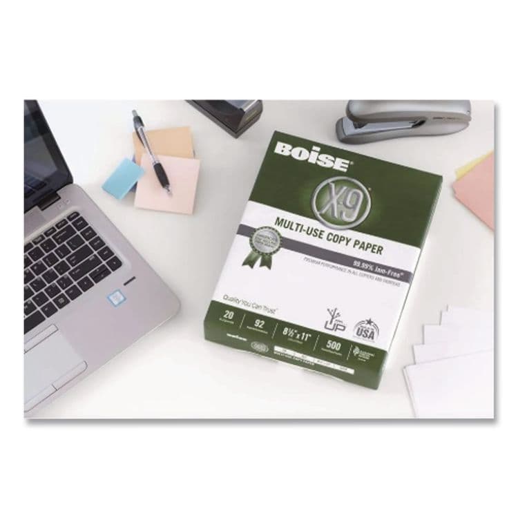 CASCADES X-9 Multi-Use Copy Paper, 92 Bright, 20 lb Bond Weight, 8.5 x 11, White, 500 Sheets/Ream, 5 Reams/Carton (CASOX9001JR) thumbnail 3