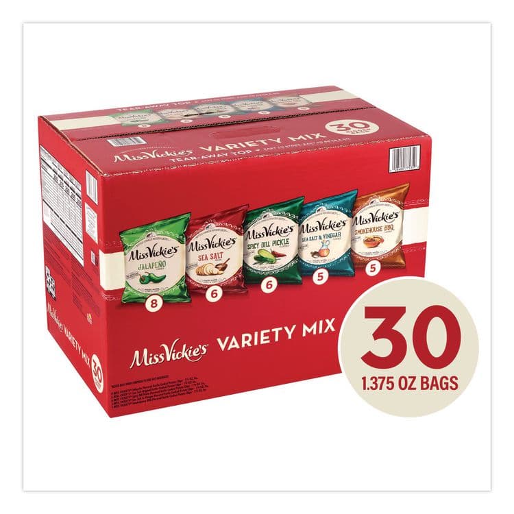 FRITO-LAY, . Kettle Cooked Chips Variety Mix, Four Assorted Flavors, 1.38 oz Bags, 30 Bags/Carton (GRR29500010) thumbnail 2