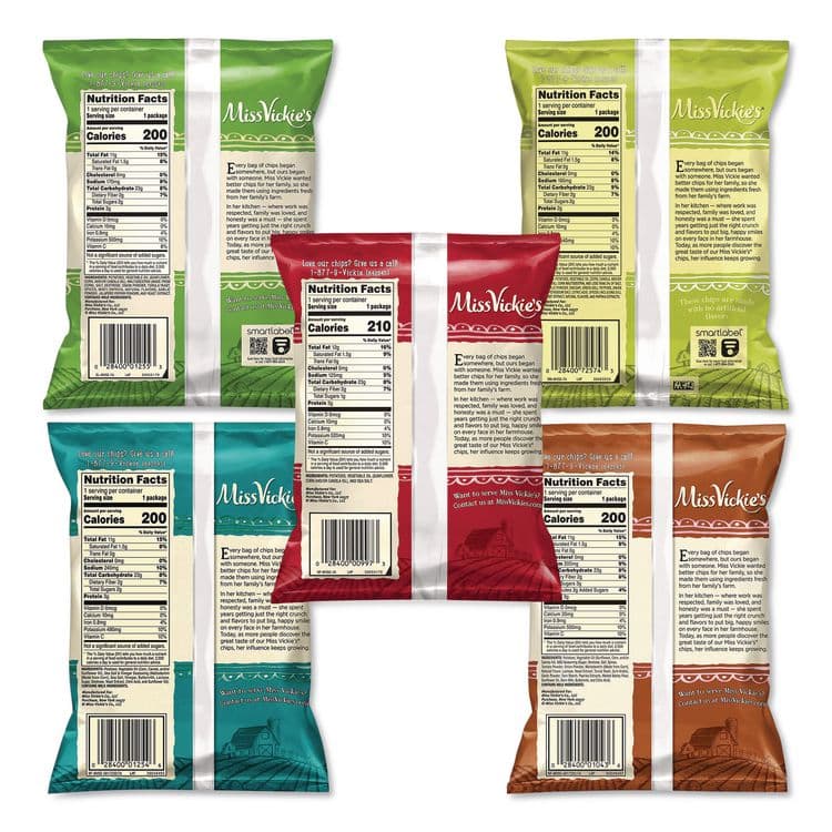 FRITO-LAY, . Kettle Cooked Chips Variety Mix, Four Assorted Flavors, 1.38 oz Bags, 30 Bags/Carton (GRR29500010) thumbnail 4