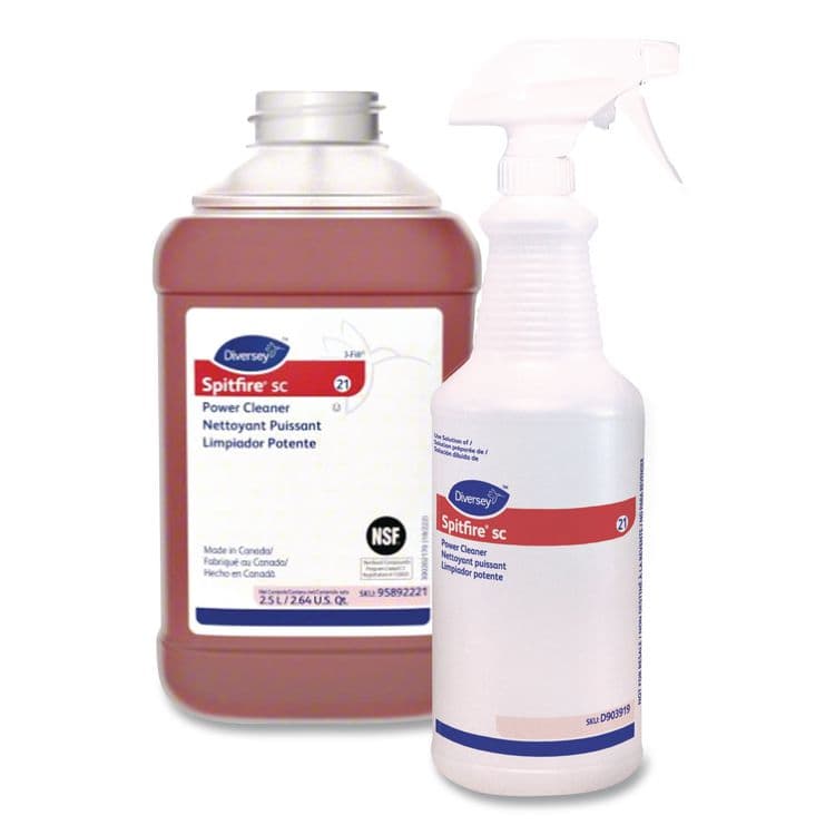 DIVERSEY Spitfire SC Power Cleaner Empty Bottle, 32 oz, Clear (DVOD903919) thumbnail 4