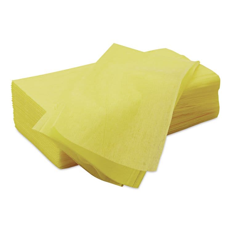 CHICOPEE, Masslinn Dust Cloths, 1-Ply, 24 x 24, Unscented, Yellow, 30/Bag, 5 Bags/Carton (CHI8673) thumbnail 4