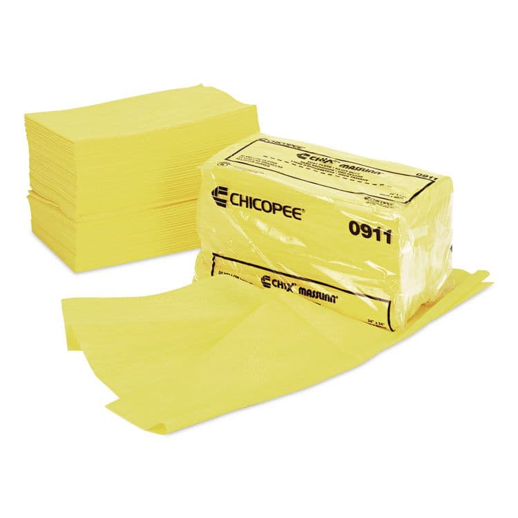CHICOPEE, Masslinn Dust Cloths, 24 x 24, Yellow, 50/Bag, 2 Bags/Carton (CHI0911) thumbnail 3