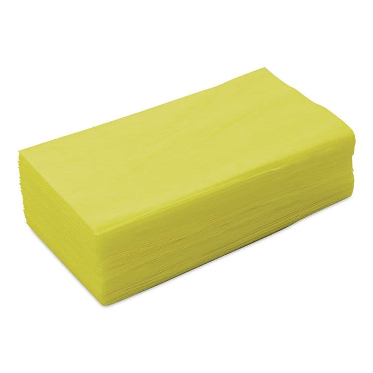 CHICOPEE, Masslinn Dust Cloths, 1-Ply, 16 x 24, Unscented, Yellow, 50/Pack, 8 Packs/Carton (CHI0213) thumbnail 4