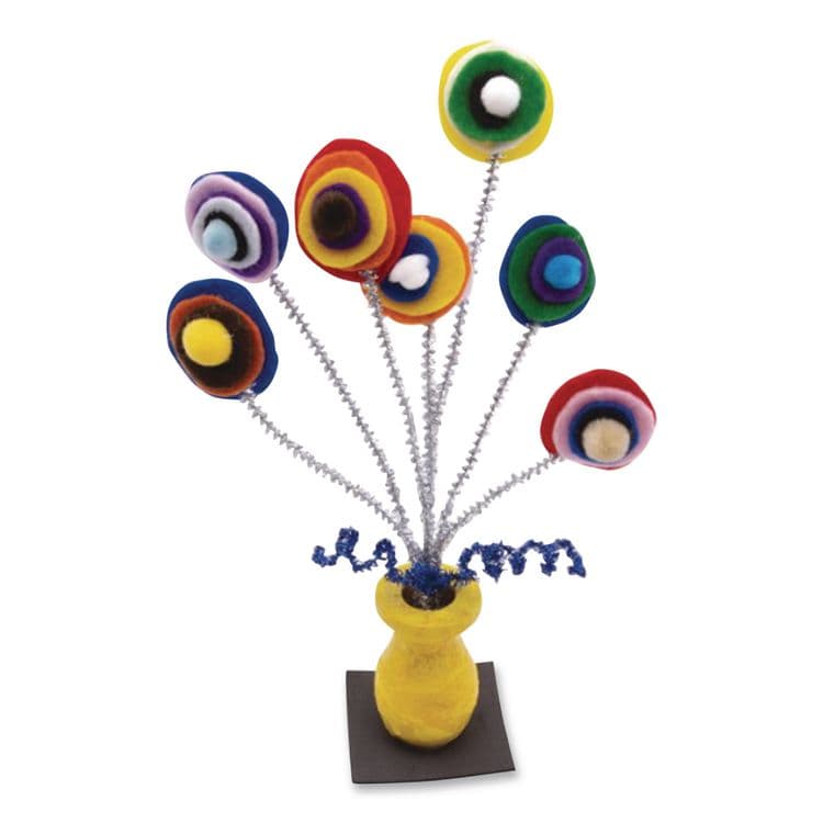 PACON CORPORATION Felt Sheet Pack, Rectangular, 9 x 12, Assorted Colors, 12/Pack (CKC390701) thumbnail 4