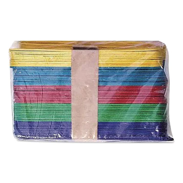 PACON CORPORATION Colored Wood Craft Sticks, 6 x 0.75, 500/Box (CKC377602) thumbnail 3