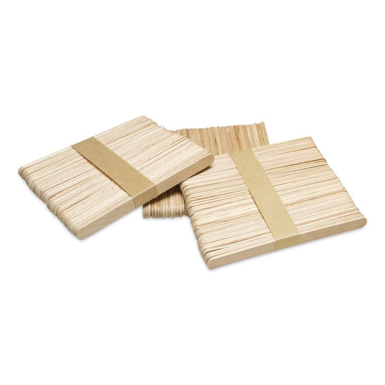 PACON CORPORATION Natural Wood Craft Sticks, 4.5 x 0.38, 1,000/Box (CKC377501) thumbnail 3
