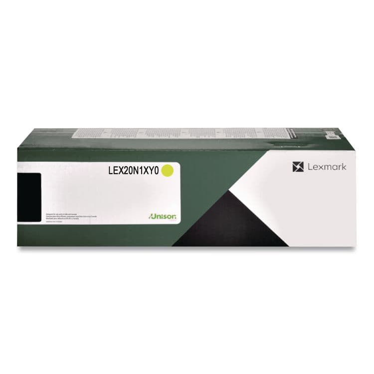 LEXMARK INT'L, . 20N1XY0 Return Program Extra High-Yield Toner, 6,700 Page-Yield, Yellow (LEX20N1XY0) thumbnail 3