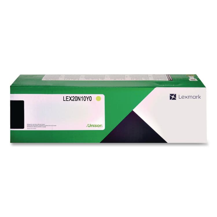 LEXMARK INT'L, . 20N10Y0 Return Program Toner, 1,500 Page-Yield, Yellow (LEX20N10Y0) thumbnail 2