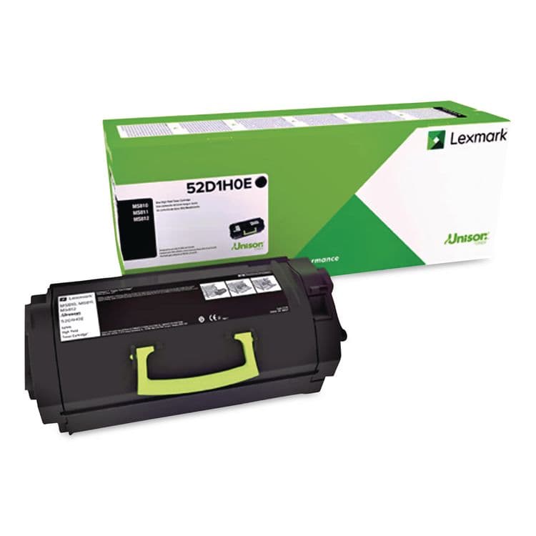 LEXMARK INT'L, . 52D1H0E High-Yield Toner, 25,000 Page-Yield, Black (LEX52D1H0E) thumbnail 2