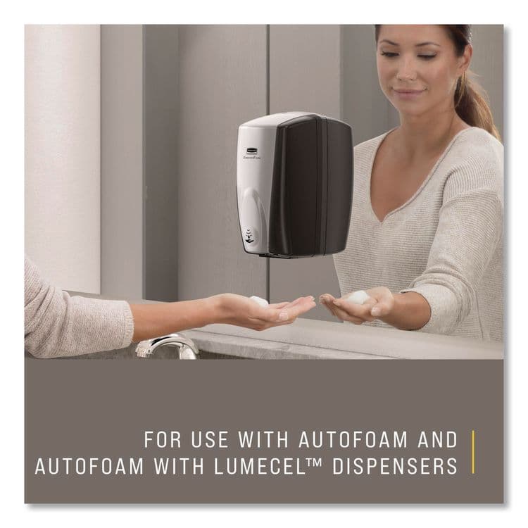 RUBBERMAID COMMERCIAL PROD. AutoFoam Refill With Alcohol Foam Hand Sanitizer, Clear, 1,000 mL, Unscented, 4/Carton (RCP2080802) thumbnail 4