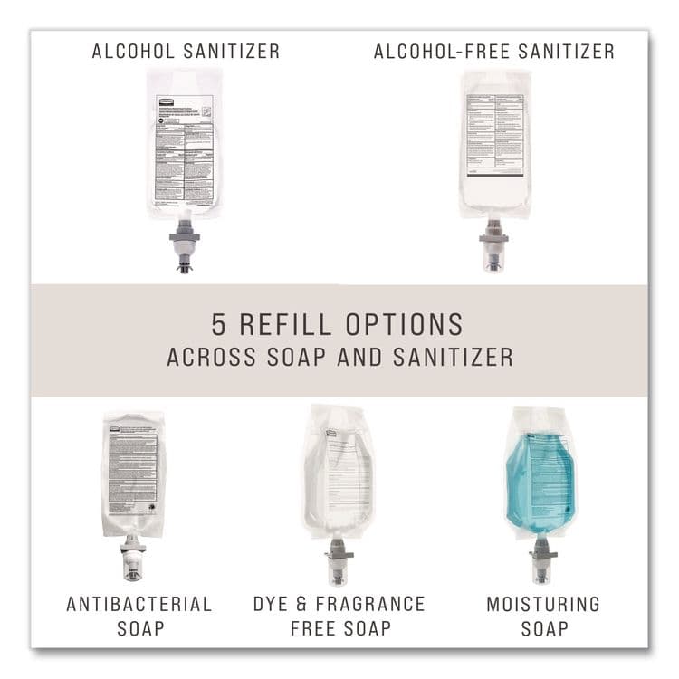 RUBBERMAID COMMERCIAL PROD. Autofoam Hand Soap Refill, Lotion Soap with Moisturizer, Light Citrus Scent, 1,100 mL, 4/Carton (RCP750112) thumbnail 4