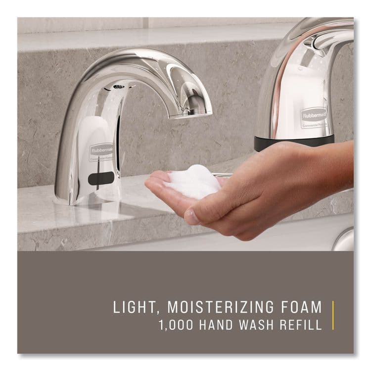 RUBBERMAID COMMERCIAL PROD. TC OneShot Moisturizer Enriched Foam Soap Refill, Unscented, 800 mL, 4/Carton (RCP750389) thumbnail 3