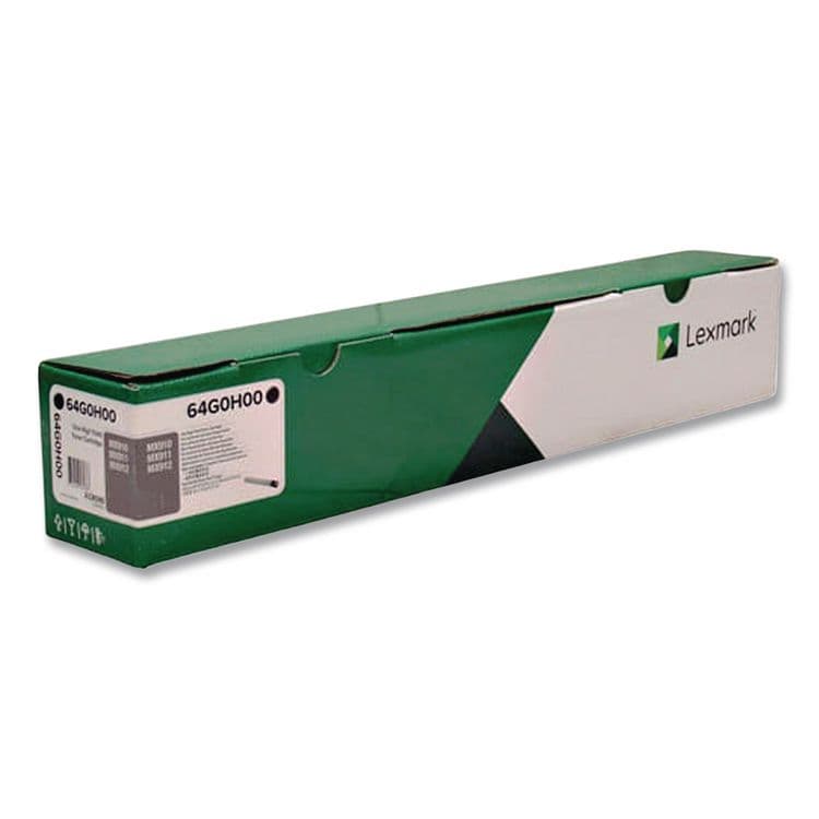 LEXMARK INT'L, . 64G0H00 Return Program High-Yield Toner, 32,500 Page-Yield, Black (LEX64G0H00)