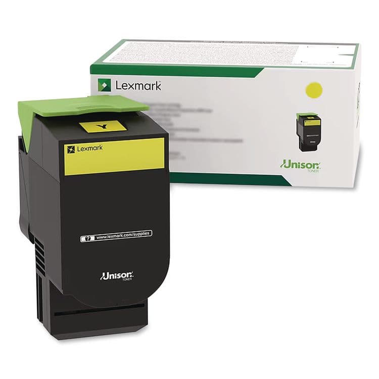 LEXMARK INT'L, . 70C1HY0 Return Program High-Yield Toner, 3,000 Page-Yield, Yellow (LEX70C1HY0)