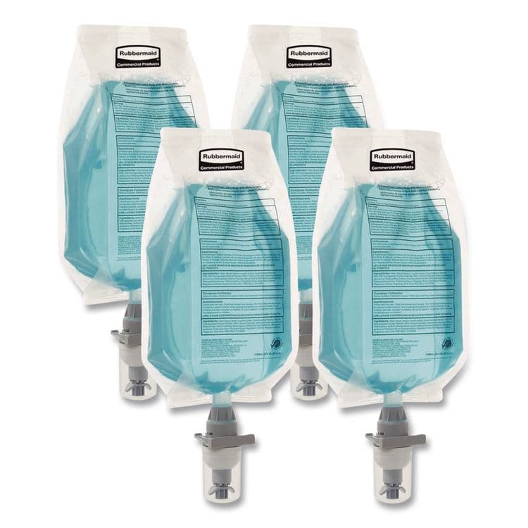 RUBBERMAID COMMERCIAL PROD. Autofoam Hand Soap Refill, Lotion Soap with Moisturizer, Light Citrus Scent, 1,100 mL, 4/Carton (RCP750112)