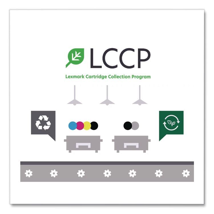 LEXMARK INT'L, . E360H41G Return Program High-Yield Toner, 9,000 Page-Yield, Black (LEXE360H41G) thumbnail 2