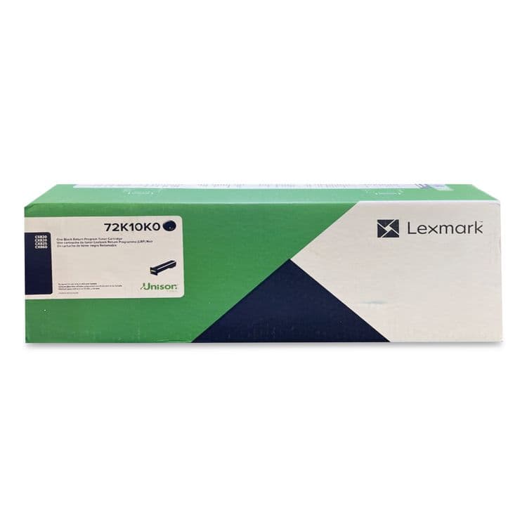 LEXMARK INT'L, . 72K10K0 Return Program Unison Toner, 8,000 Page-Yield, Black (LEX72K10K0) thumbnail 3