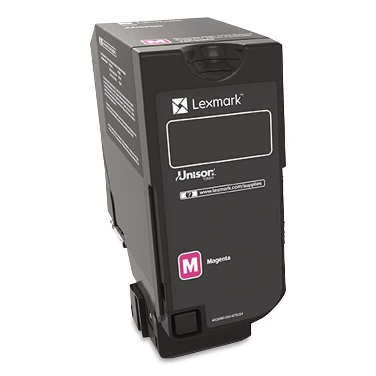 LEXMARK INT'L, . 74C00MG Return Program Toner, 3,000 Page-Yield, Magenta (LEX74C00MG) thumbnail 2