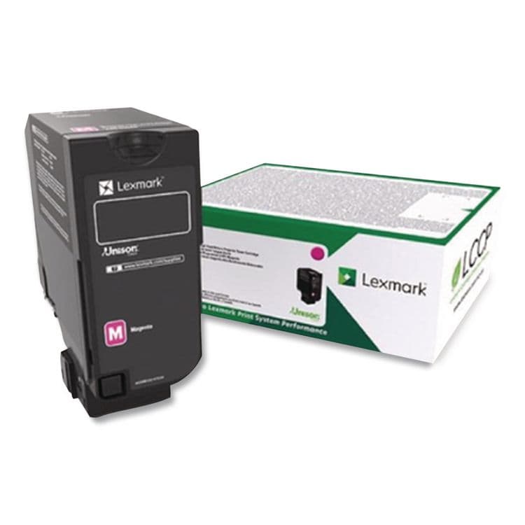 LEXMARK INT'L, . 74C1SM0 Return Program Unison Toner, 7,000 Page-Yield, Magenta (LEX74C1SM0)