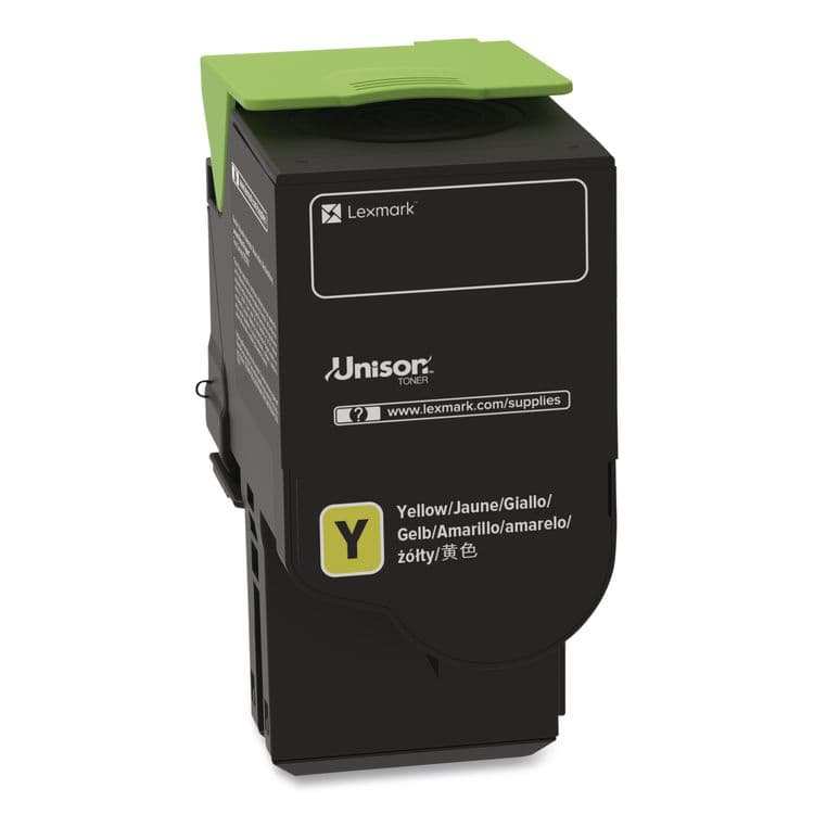 LEXMARK INT'L, . 78C1UY0 Return Program Toner, 7,000 Page-Yield, Yellow (LEX78C1UY0) thumbnail 2