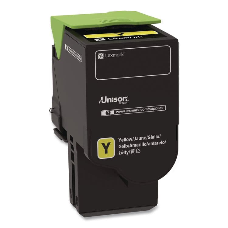 LEXMARK INT'L, . 78C1XY0 Return Program Extra High-Yield Toner, 5,000 Page-Yield, Yellow (LEX78C1XY0) thumbnail 2