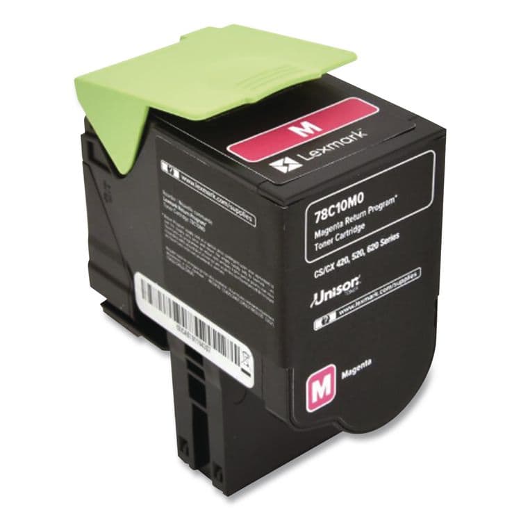 LEXMARK INT'L, . 78C10M0 Return Program Toner, 1,400 Page-Yield, Magenta (LEX78C10M0) thumbnail 2