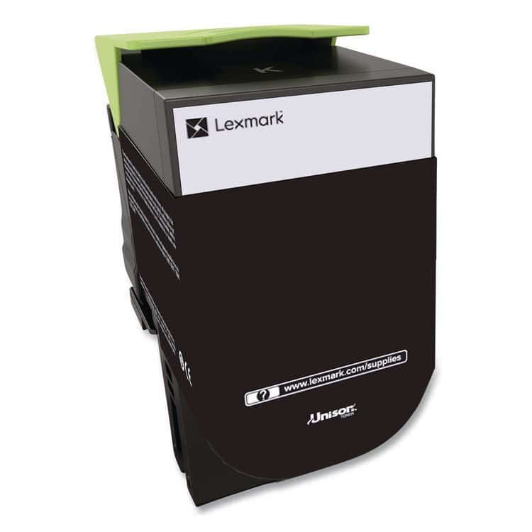 LEXMARK INT'L, . 80C1HK0 Return Program High-Yield Toner, 4,000 Page-Yield, Black (LEX80C1HK0) thumbnail 2