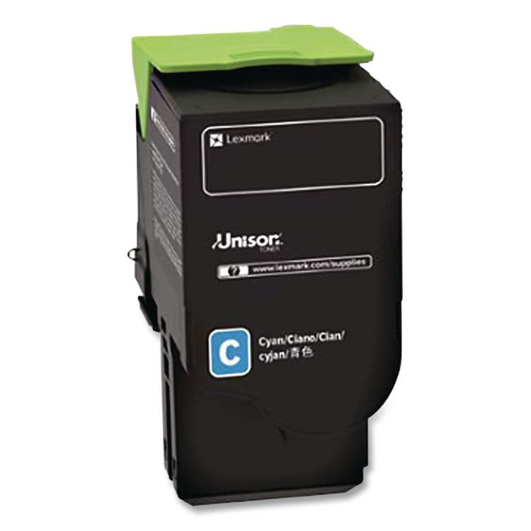 LEXMARK INT'L, . 80C1SC0 Return Program Toner, 2,000 Page-Yield, Cyan (LEX80C1SC0) thumbnail 2