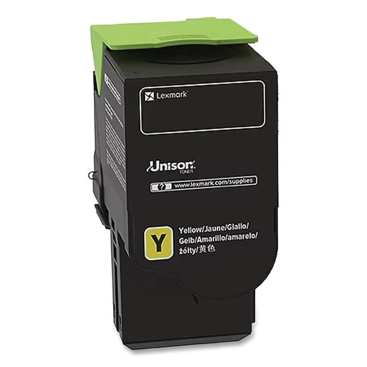 LEXMARK INT'L, . C2310Y0 Toner, 1,000 Page-Yield, Yellow (LEXC2310Y0) thumbnail 2