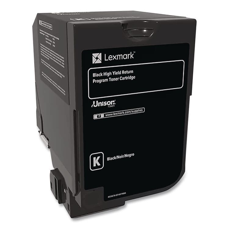 LEXMARK INT'L, . 84C0HKG Unison High-Yield Toner, 25,000 Page-Yield, Black (LEX84C0HKG) thumbnail 2
