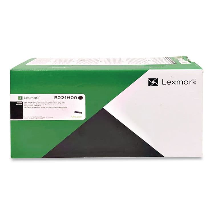 LEXMARK INT'L, . B221H00 Return Program High-Yield Toner, 3,000 Page-Yield, Black (LEXB221H00) thumbnail 2