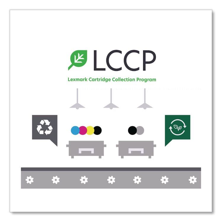 LEXMARK INT'L, . C231HY0 Return Program High-Yield Toner, 2,300 Page-Yield, Yellow (LEXC231HY0) thumbnail 3