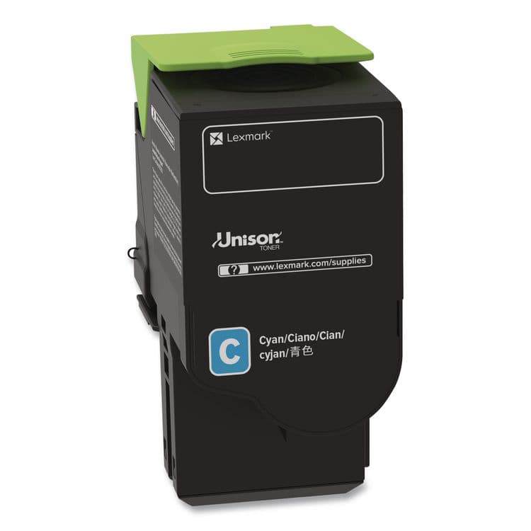 LEXMARK INT'L, . C241XC0 Return Program Extra High-Yield Toner, 3,500 Page-Yield, Cyan (LEXC241XC0) thumbnail 2