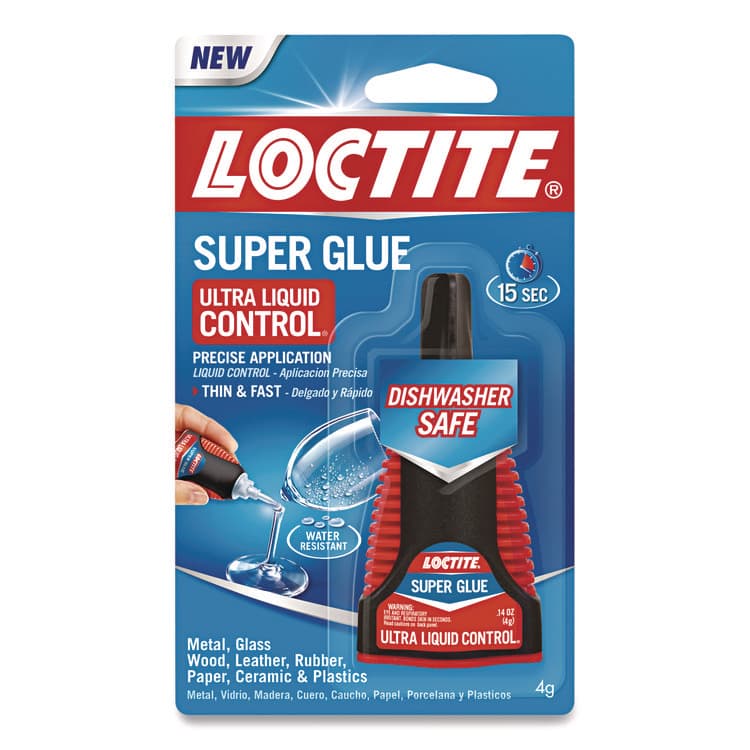 LOCTITE CORP. ACG Ultra Liquid Control Super Glue, 0.14 oz, Dries Clear (LOC1647358)