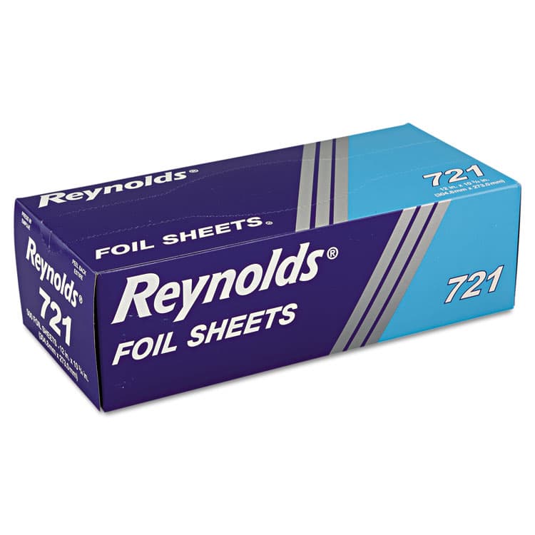 REYNOLDS FOOD PACKAGING Interfolded Aluminum Foil Sheets, 10.75 x 12, 500/Box, 6 Boxes/Carton (RFP721) thumbnail 3
