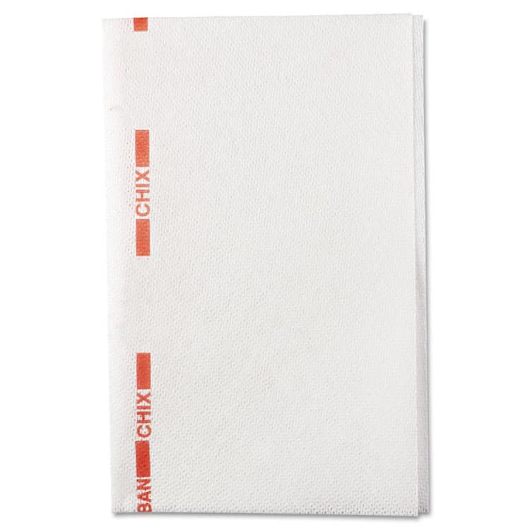 CHICOPEE, Food Service Towels, Cotton, 13 x 21, White/Red, 150/Carton (CHI8252) thumbnail 3