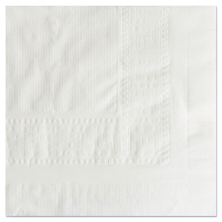 HOFFMASTER Cellutex Table Covers, Tissue/Polylined, 54" x 108", White, 25/Carton (HFM210130)