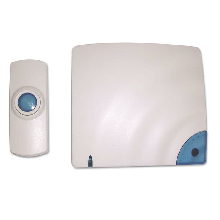 TATCO Wireless Doorbell, Battery Operated, 1.38 x 0.75 x 3.5, Bone (TCO57910) thumbnail 2