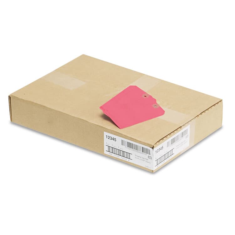 AVERY PRODUCTS CORPORATION Unstrung Shipping Tags, 11.5 pt.Stock, 4.75 x 2.38, Red, 1,000/Box (AVE12345) thumbnail 2