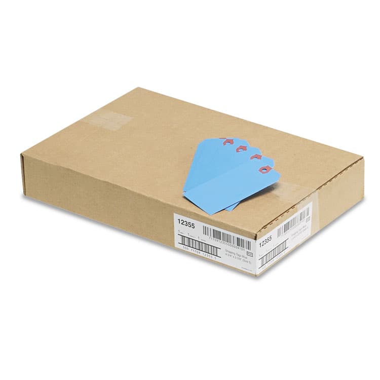 AVERY PRODUCTS CORPORATION Unstrung Shipping Tags, 11.5 pt Stock, 4.75 x 2.38, Blue, 1,000/Box (AVE12355) thumbnail 2