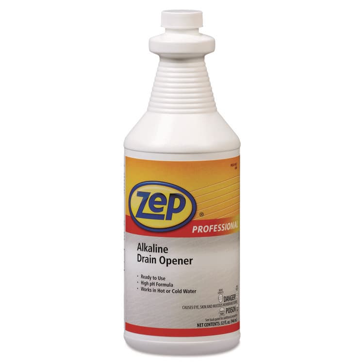 ZEP . Alkaline Drain Opener Quart Bottle (AMR1041423EA)