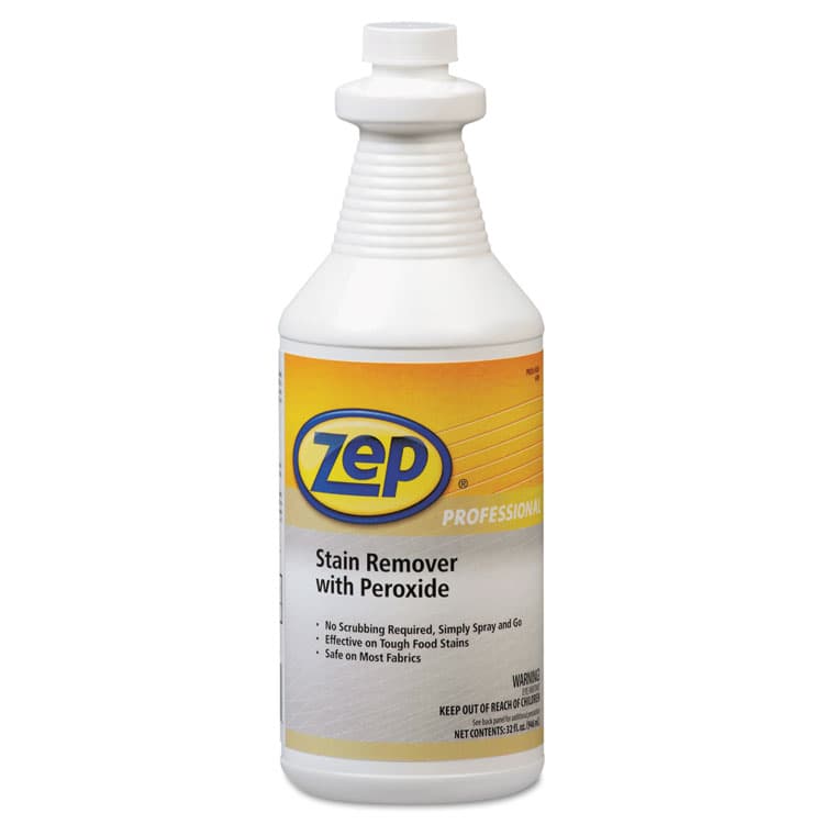 ZEP . Stain Remover with Peroxide, Quart Bottle, 6/Carton (ZPP1041705) thumbnail 2