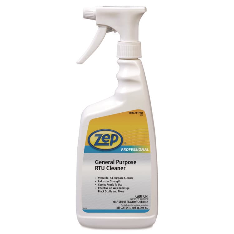 ZEP . General Purpose RTU Cleaner, 1 qt Spray Bottle, 12/Carton (ZPE1041437)