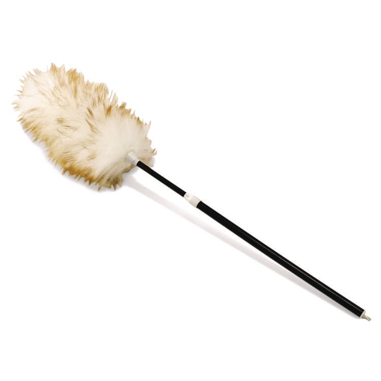 RUBBERMAID COMMERCIAL PROD. Telescoping Lambswool Duster, 30" to 42" Handle, 6/Carton (RCP9C04CT)